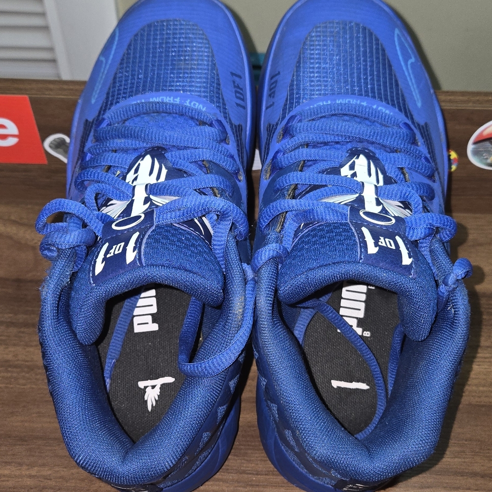 Puma LaMelo Ball MB.01 In Team Colors Blazing Blue 6y - Picture 4 of 6